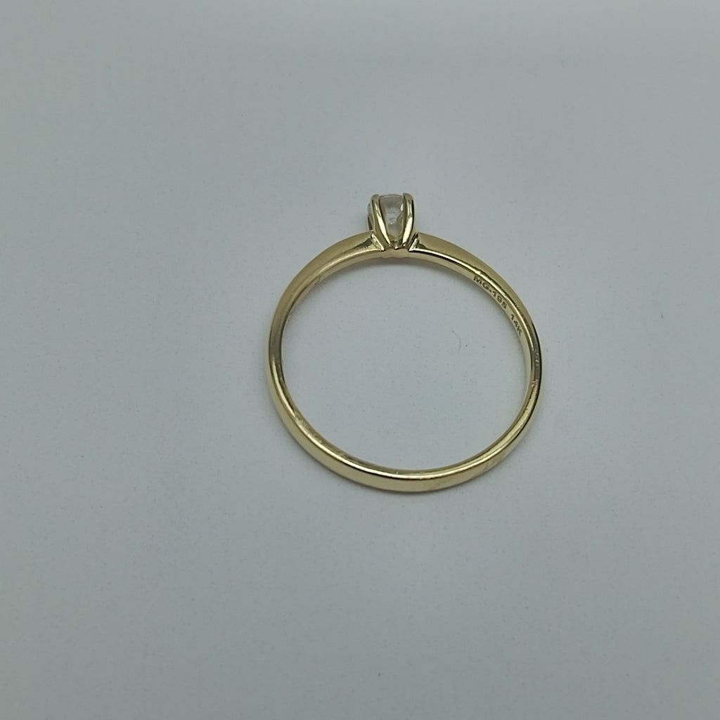 SOLITARIO ORO 14 K 1.5 GRMS (SEMINUEVO)