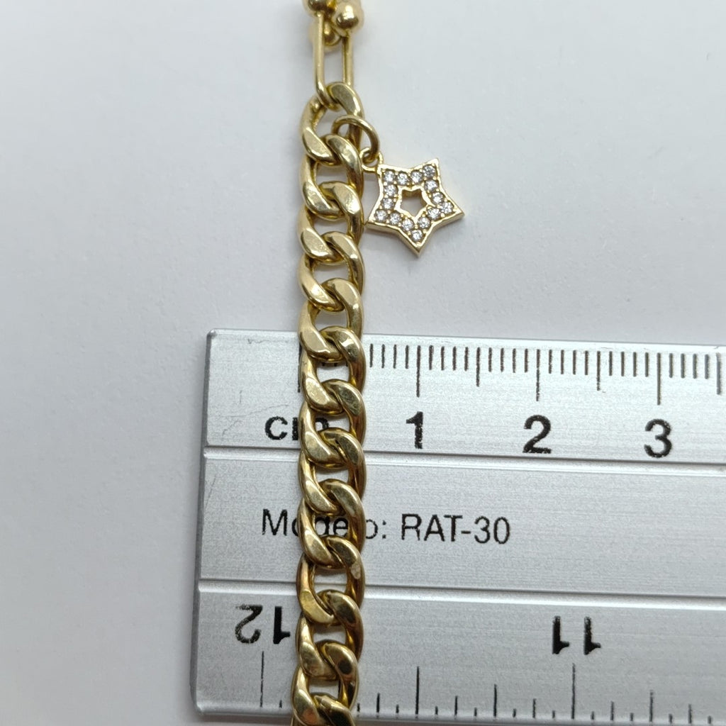 PULSERA ORO,ORO BLANCO 10 K 6,10 GRMS (SEMINUEVO)