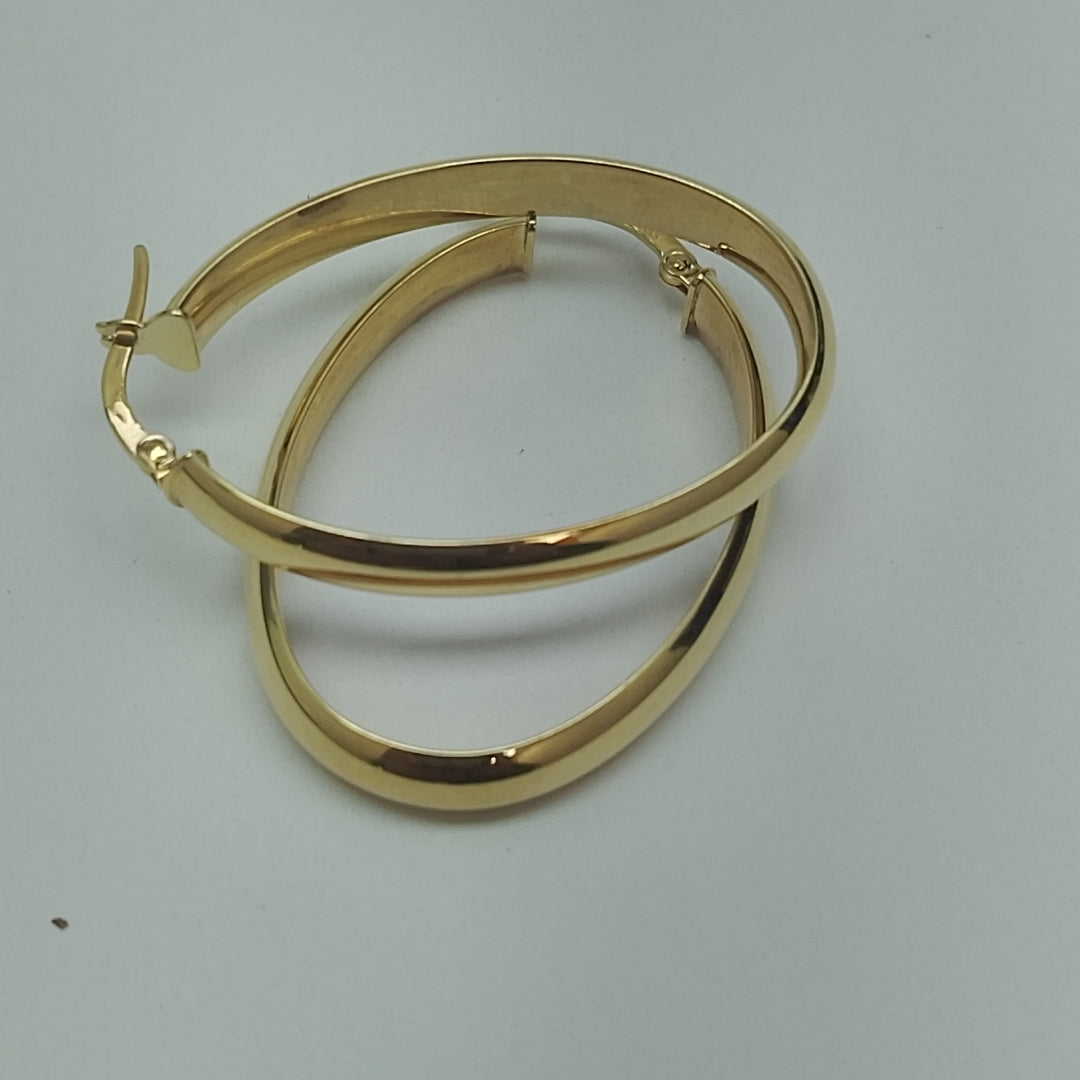 ARRACADAS PAR ORO 14 K 2.9 GRMS (SEMINUEVO)