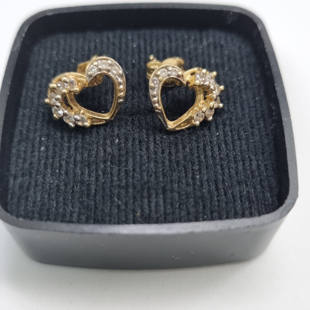 BROQUELES PAR ORO 14 K 2.2 GRMS (SEMINUEVO)