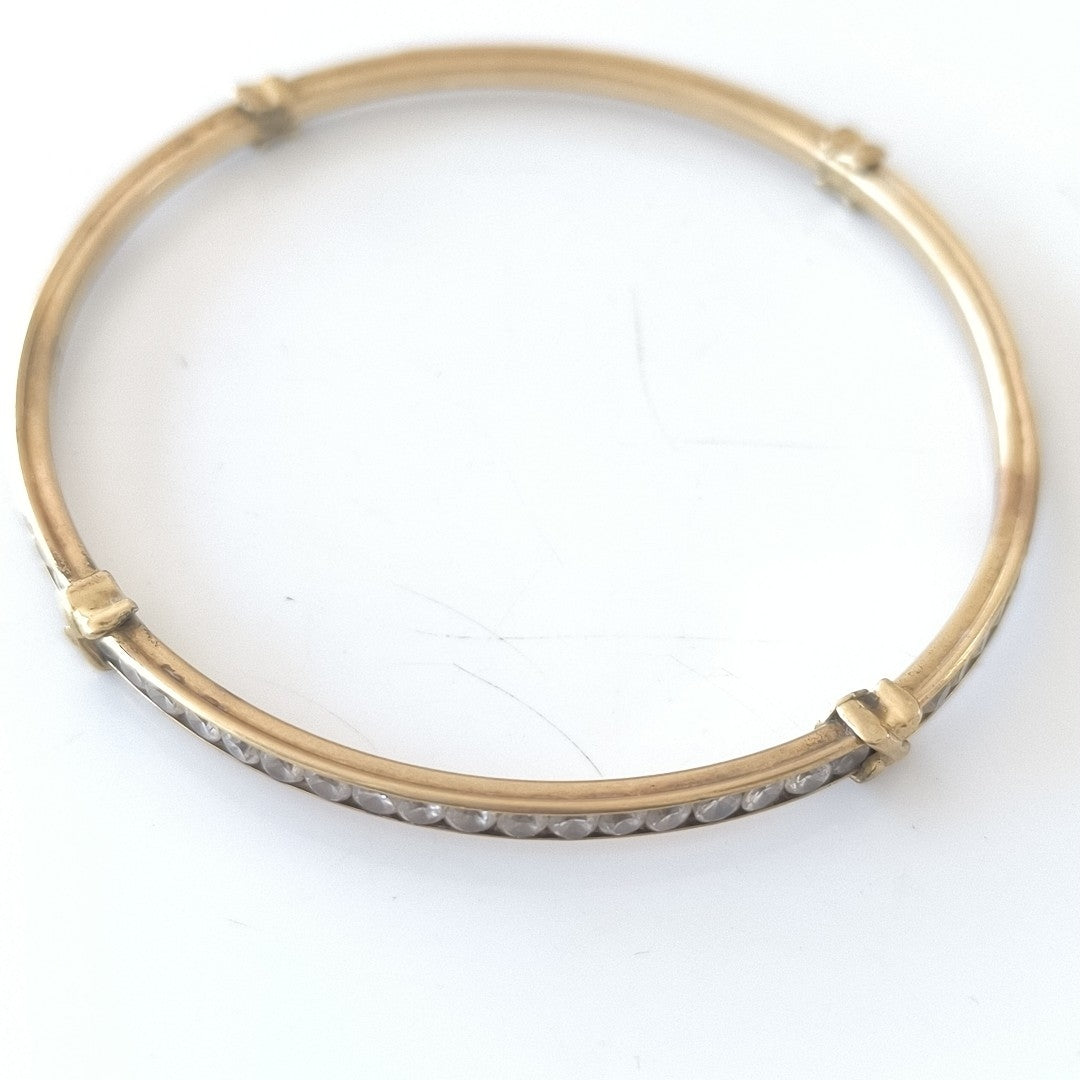 PULSERA RIGIDA ORO 10 K 8.5 GRMS (SEMINUEVO)