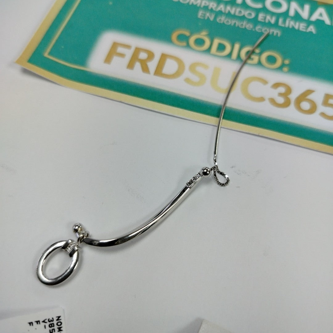 ARETES PAR ORO BLANCO 14 K 4,00 GRMS (SEMINUEVO)