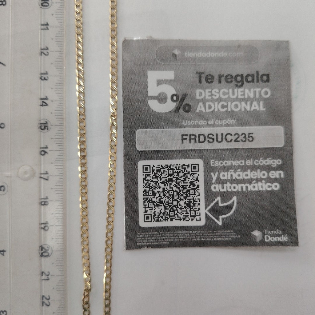 CADENA ORO 10 K 7 GRMS (SEMINUEVO)