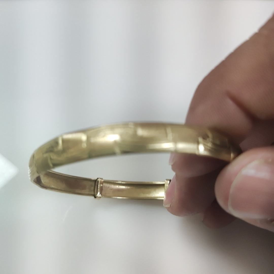 PULSERA RIGIDA ORO 8 K 5.8 GRMS (SEMINUEVO)
