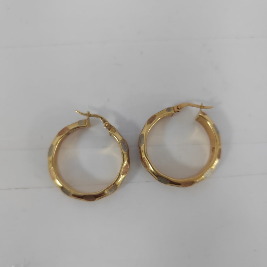 ARRACADAS PAR ORO 14 K 4.4 GRMS (SEMINUEVO)