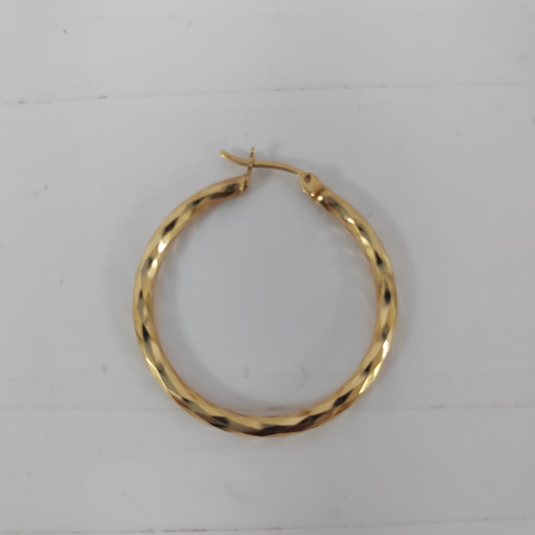 ARRACADAS PAR ORO 14 K 3.4 GRMS (SEMINUEVO)