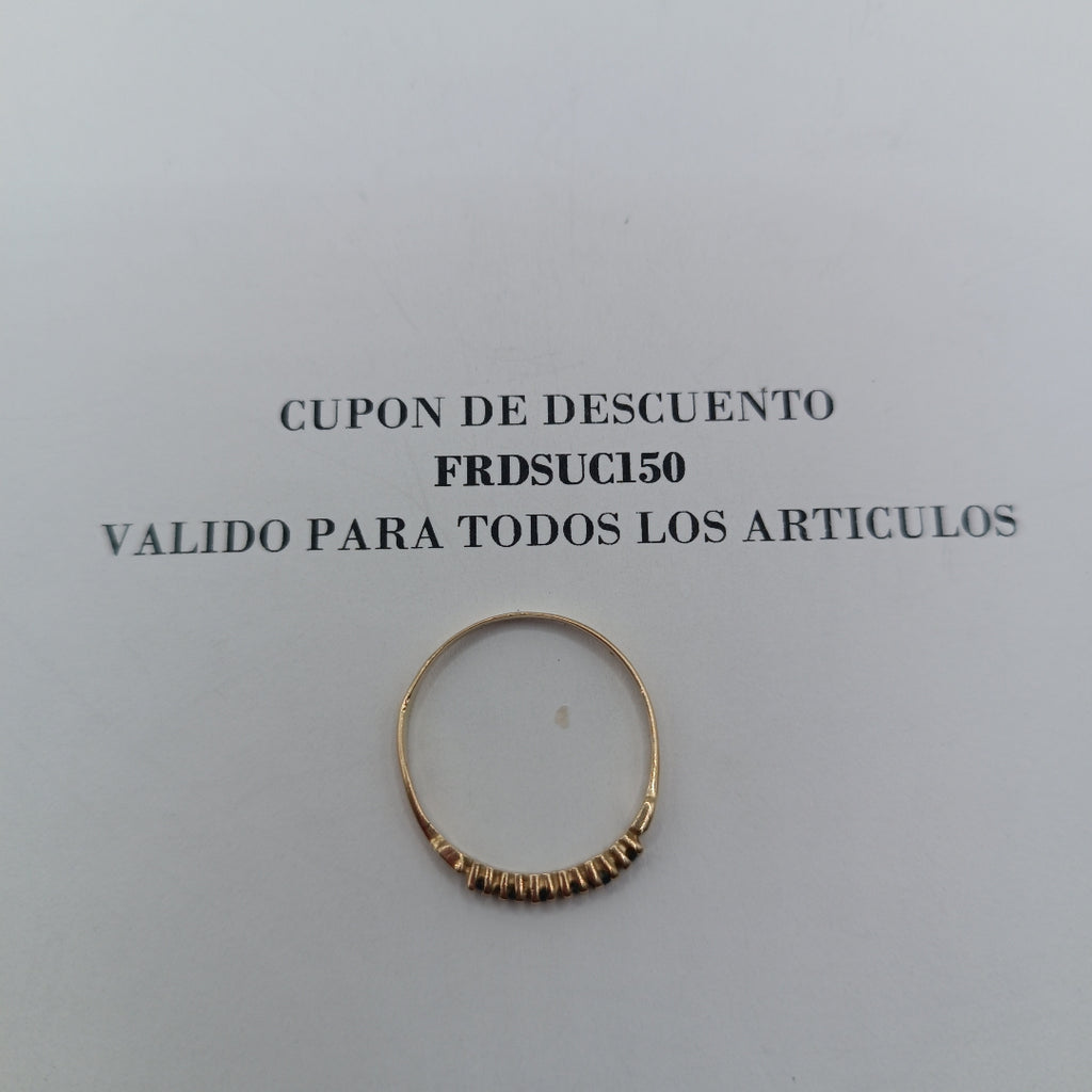 ANILLITO ORO 10 K 1.3 GRMS (SEMINUEVO)