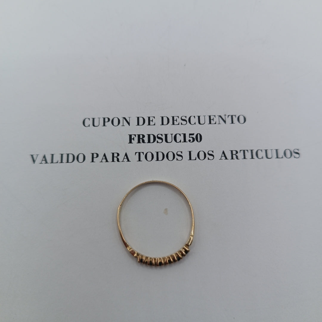 ANILLITO ORO 10 K 1.3 GRMS (SEMINUEVO)