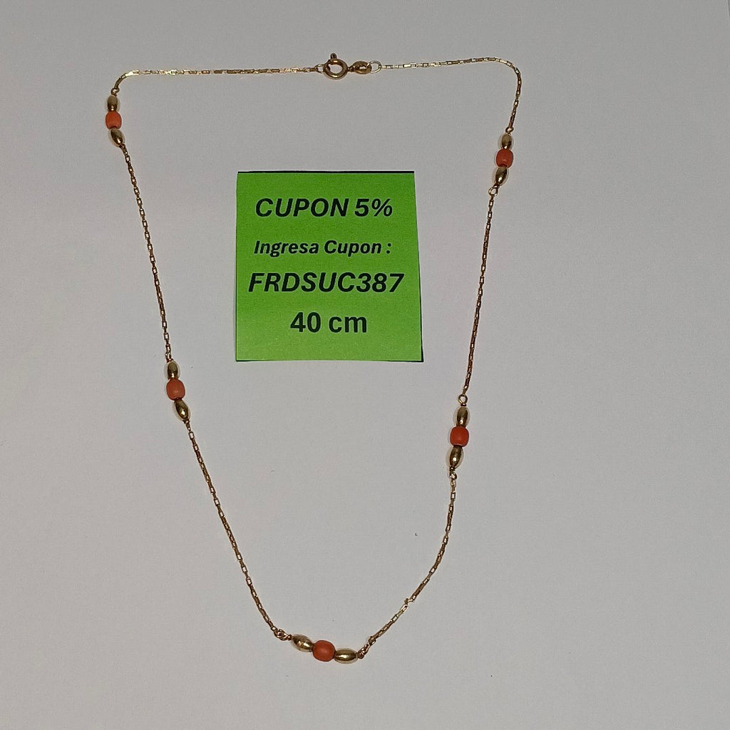 GARGANTILLA ORO 14 K 4 GRMS (SEMINUEVO)