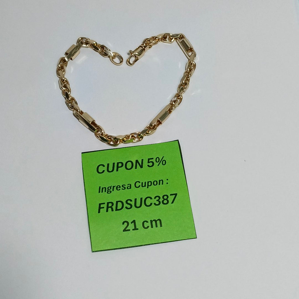 PULSERA ORO 14 K 6 GRMS (SEMINUEVO)