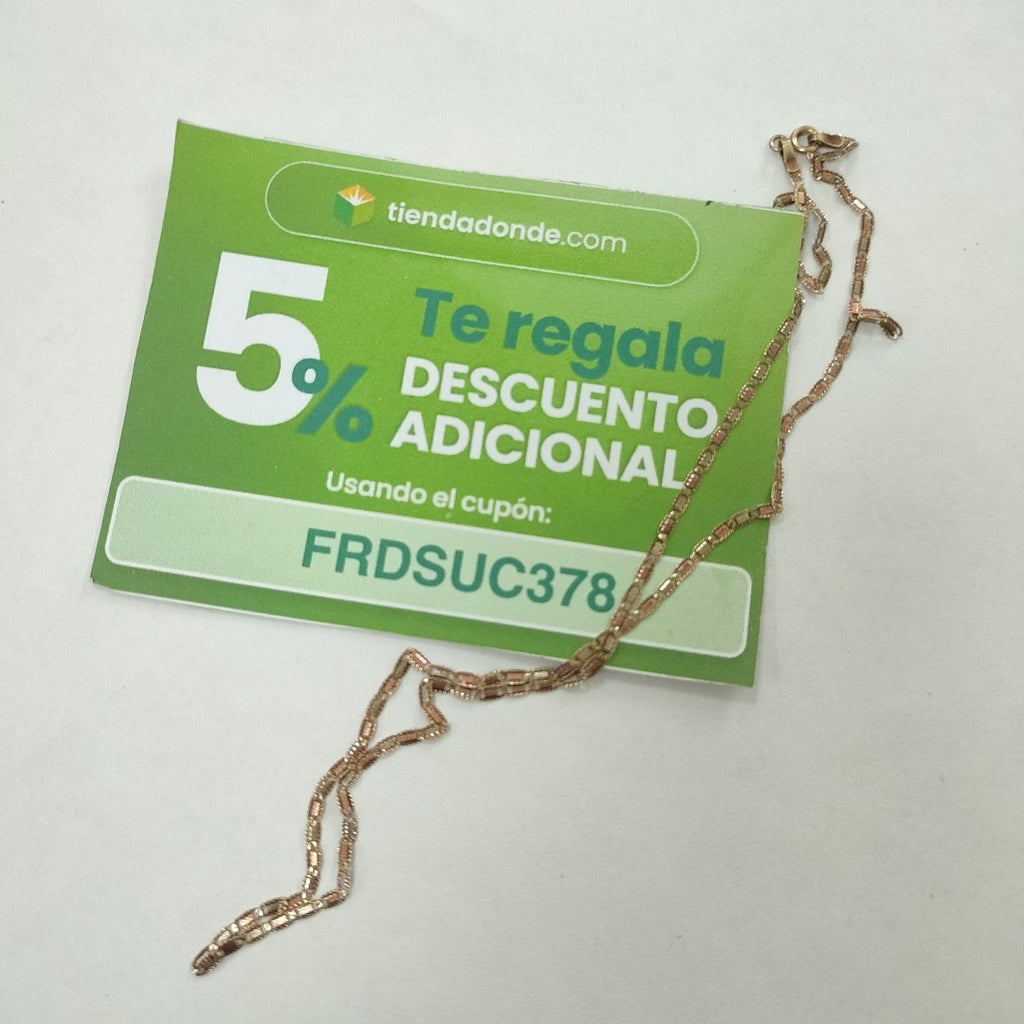 CADENA ORO 10 K 2.7 GRMS (SEMINUEVO)