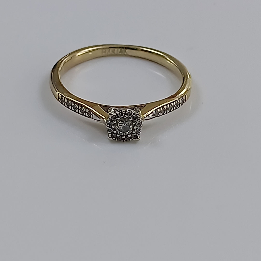 SOLITARIO ORO 14 K 1,80 GRMS (SEMINUEVO)