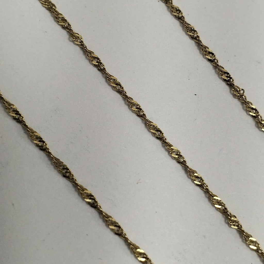 CADENA, DIJE ORO 10 K 1.7 GRMS (SEMINUEVO)