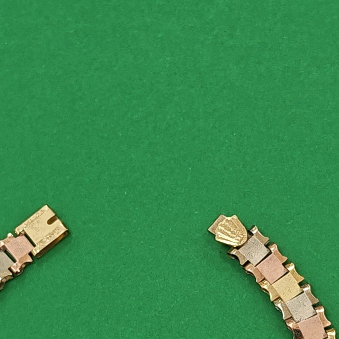 PULSERA ORO, ORO COMBINADO 14 K 4.7 GRMS (SEMINUEVO)