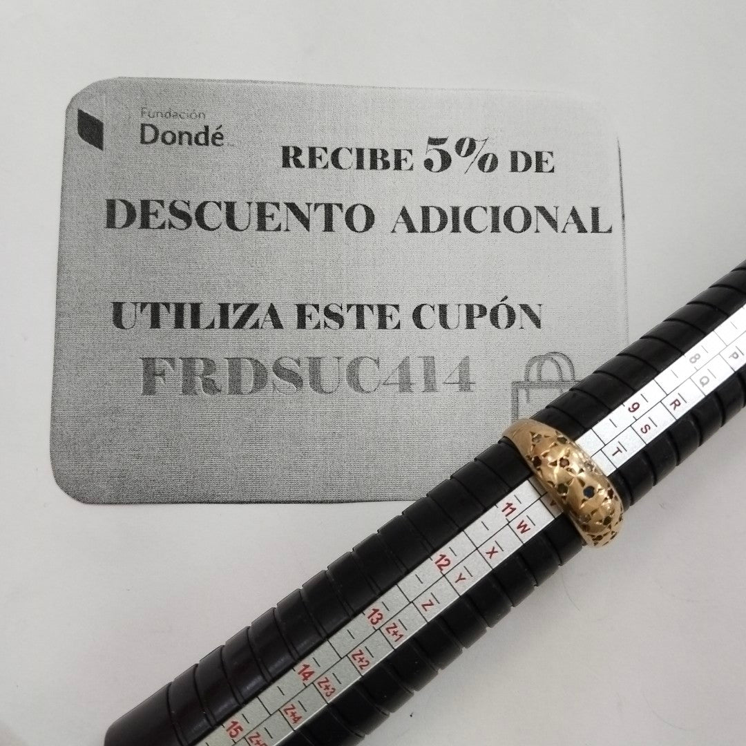 ANILLO ORO 10 K 3.6 GRMS (SEMINUEVO)