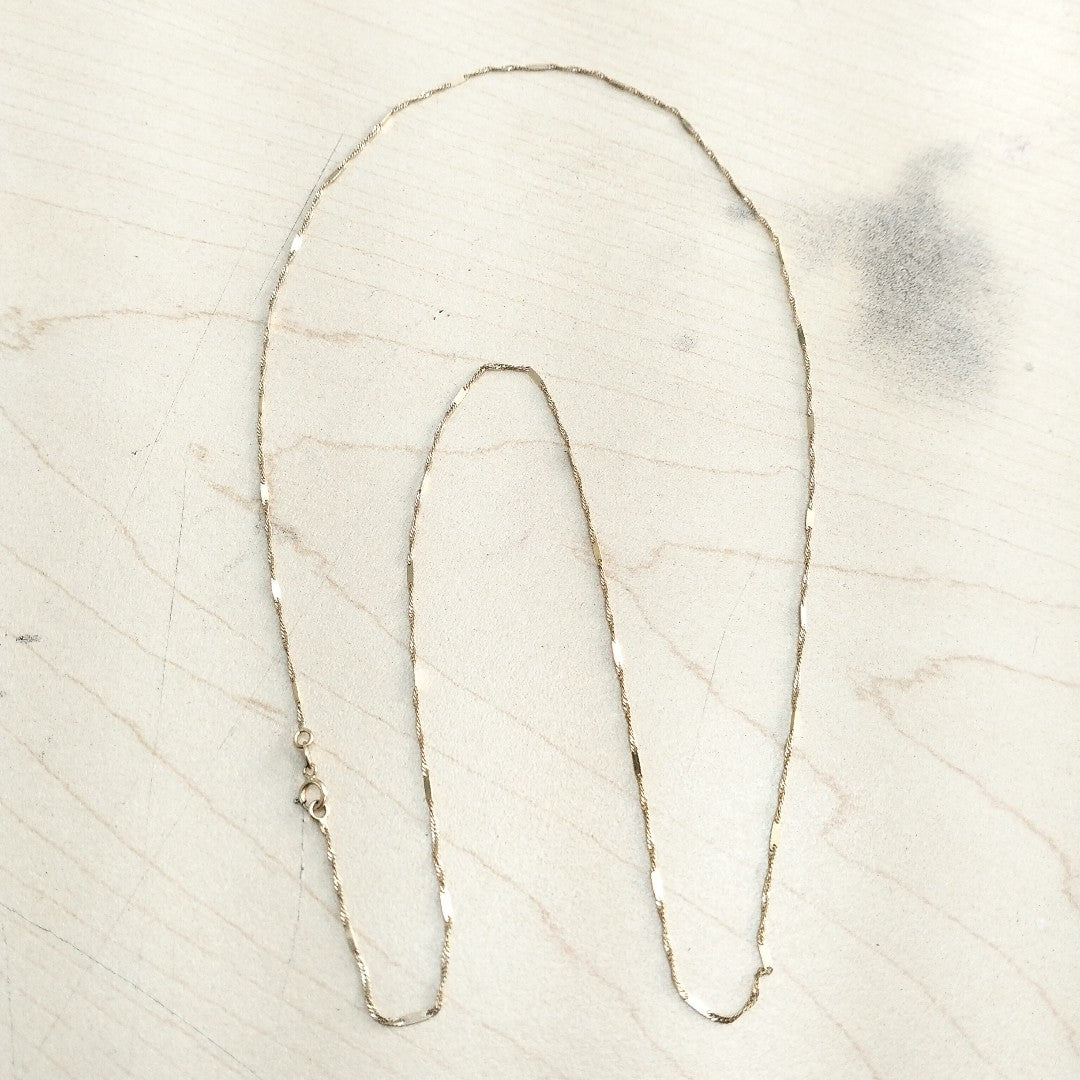 CADENA ORO 14 K 1.6 GRMS (SEMINUEVO)