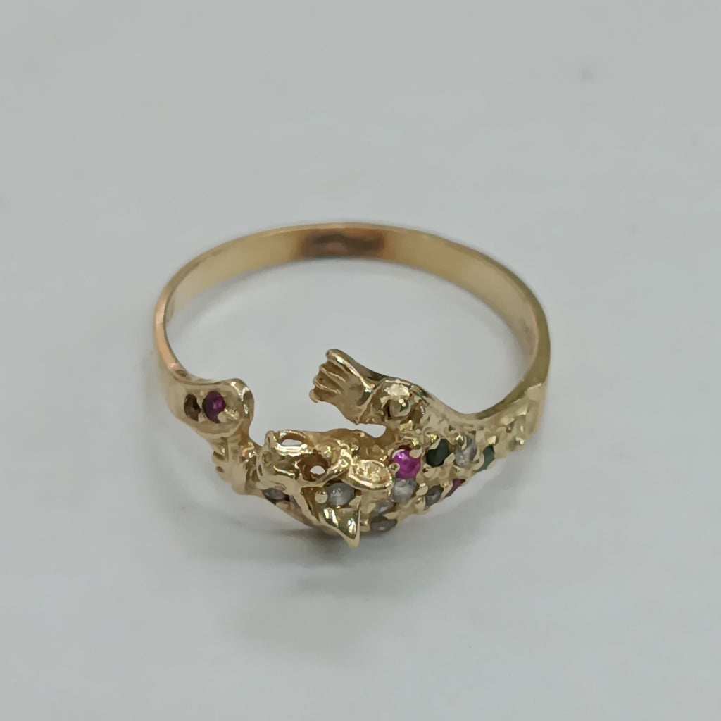 ANILLO ORO 14 K 2 GRMS (SEMINUEVO)