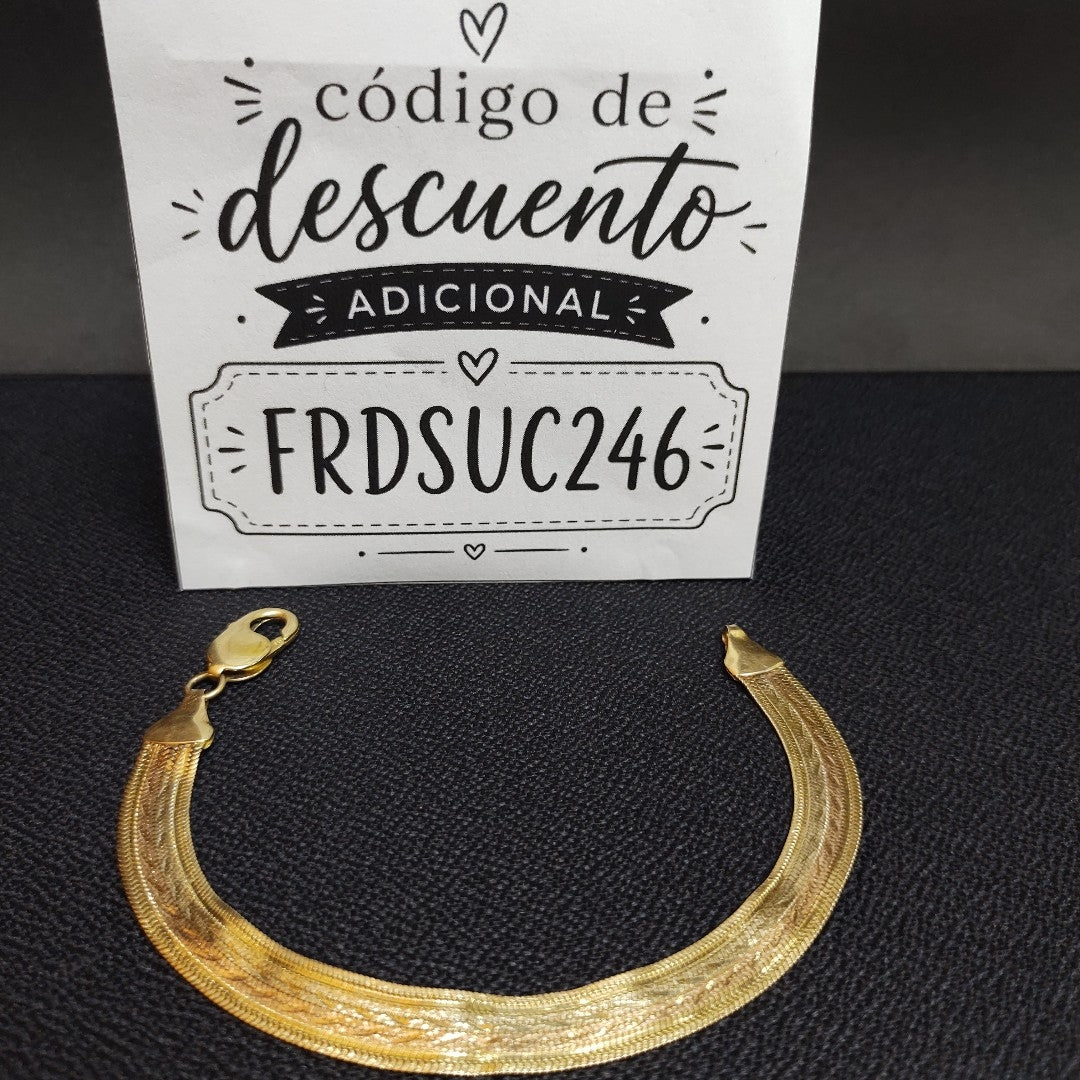 ESCLAVA ORO,ORO COMBINADO 14 K 14,80 GRMS (SEMINUEVO)