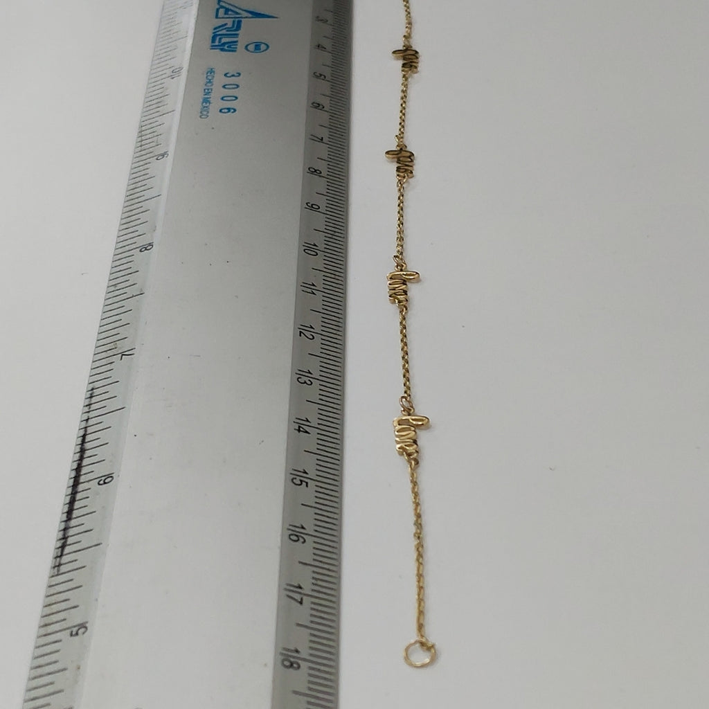 PULSERAS DAMA ORO 14K 1.1 (NUEVO)