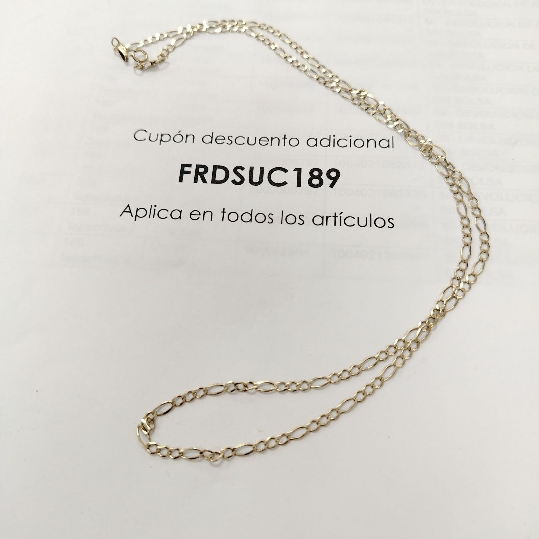 CADENA ORO 10 K 4.3 GRMS (SEMINUEVO)