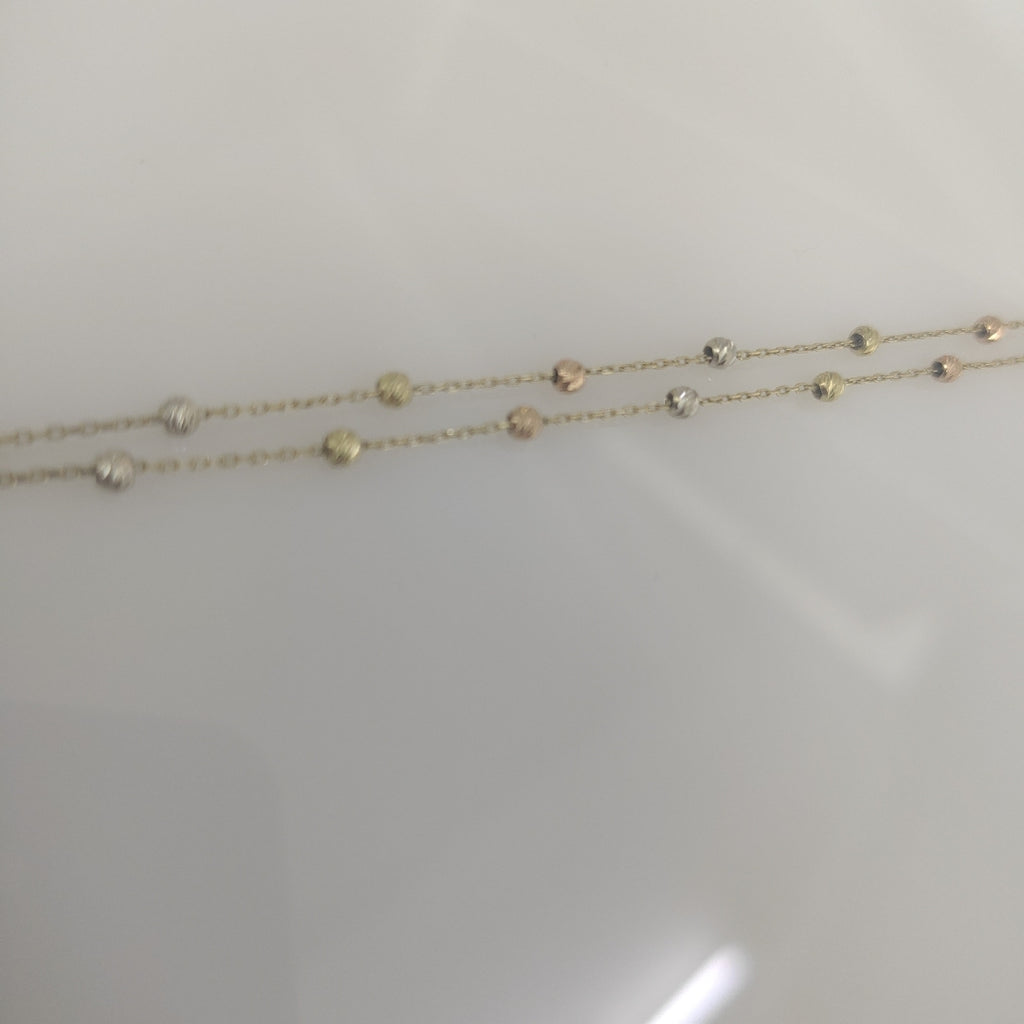 PULSERA ORO, ORO COMBINADO 14 K 1.8 GRMS (SEMINUEVO)