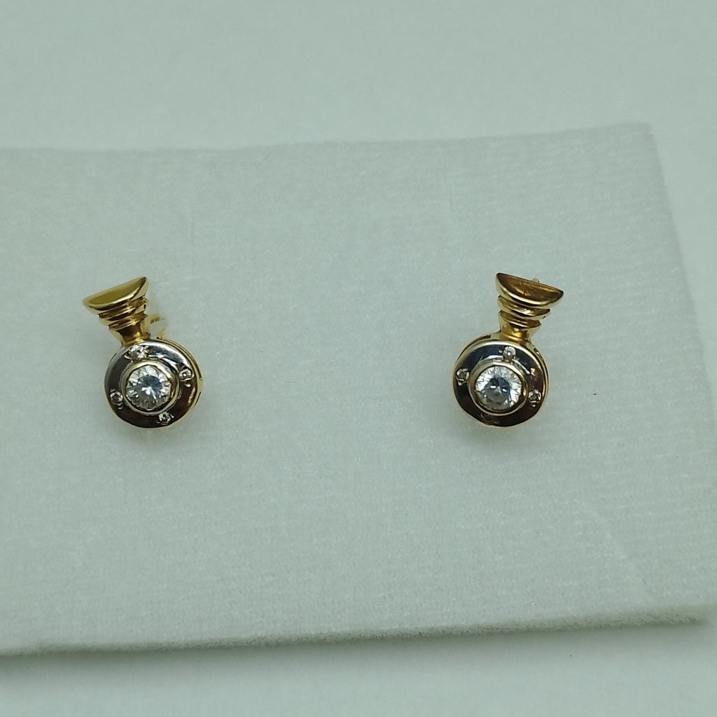 ARETES PAR ORO 14 K 3.9 GRMS (SEMINUEVO)