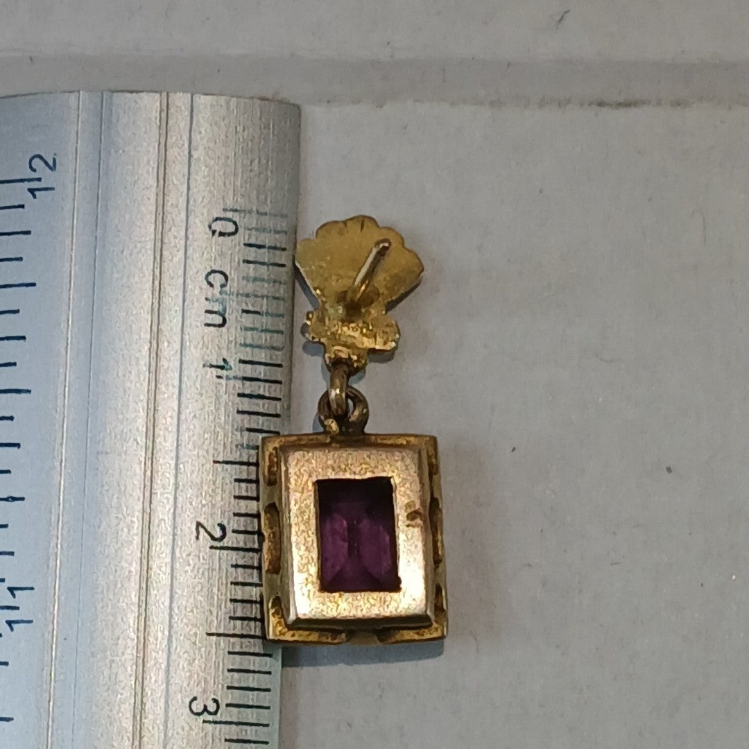 ARETES PAR ORO 8 K 6.7 GRMS (SEMINUEVO)