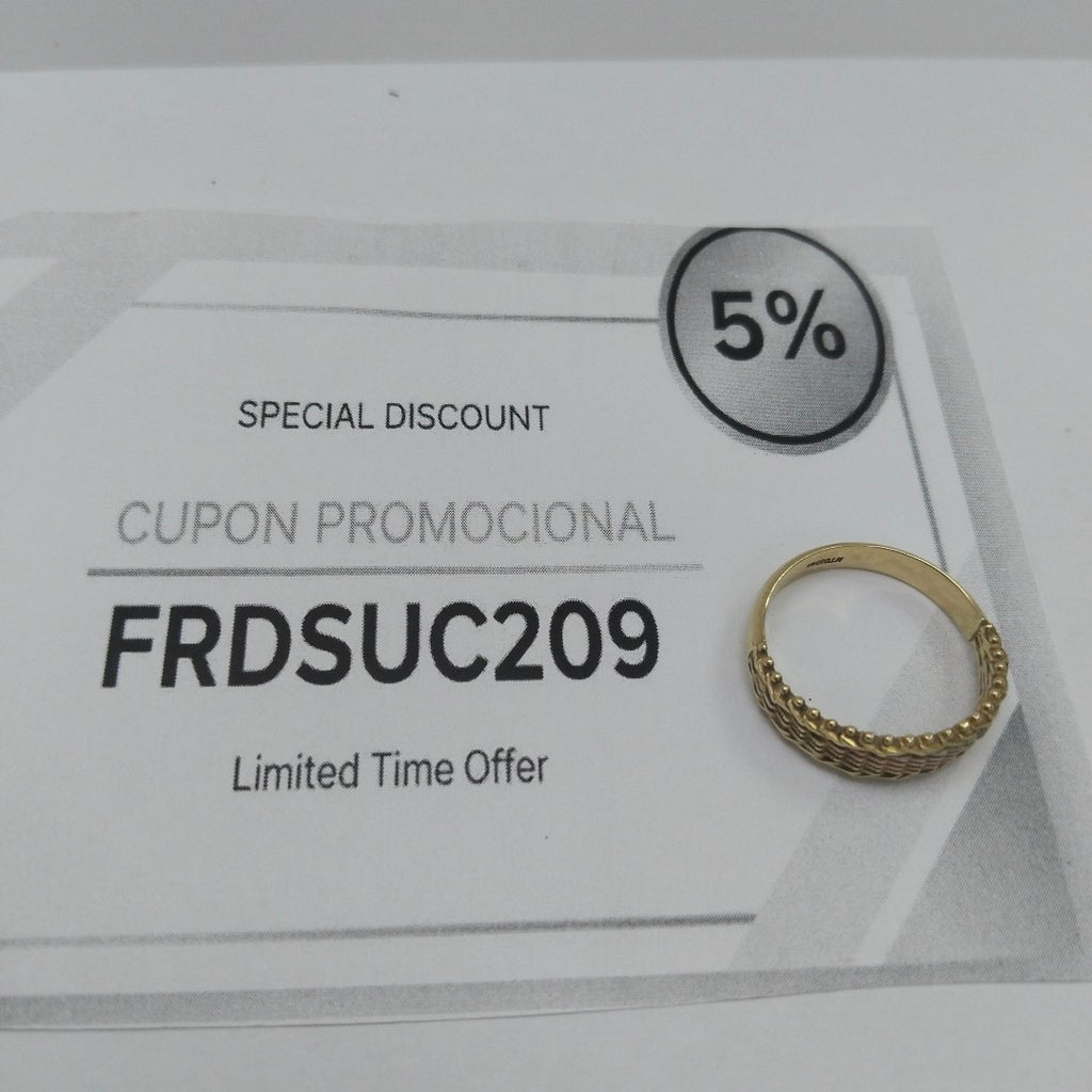 ANILLITO ORO 14 K 3,80 GRMS (SEMINUEVO)