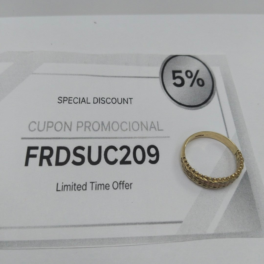 ANILLITO ORO 14 K 3,80 GRMS (SEMINUEVO)