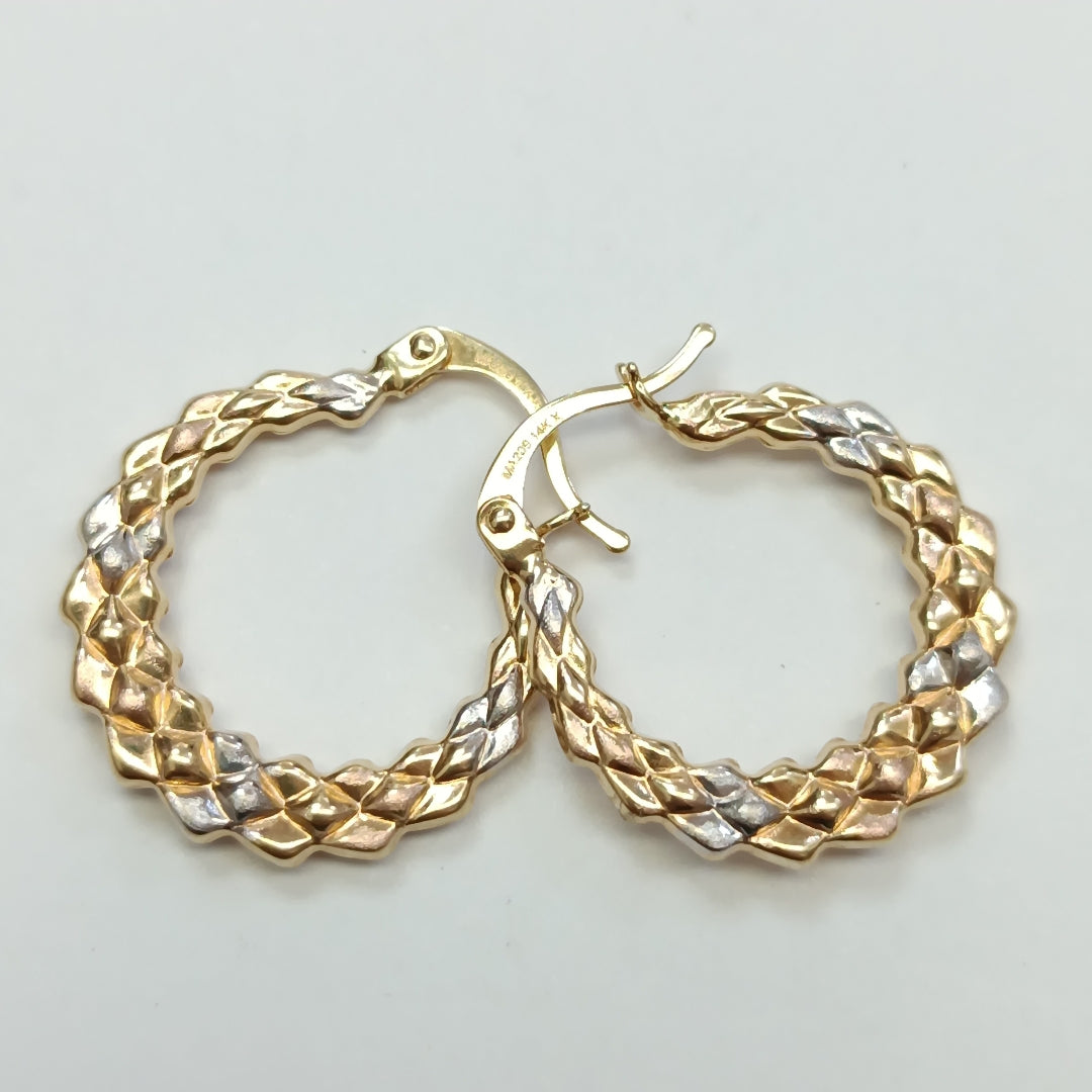 ARRACADAS ORO 14K 1.9 (NUEVO)