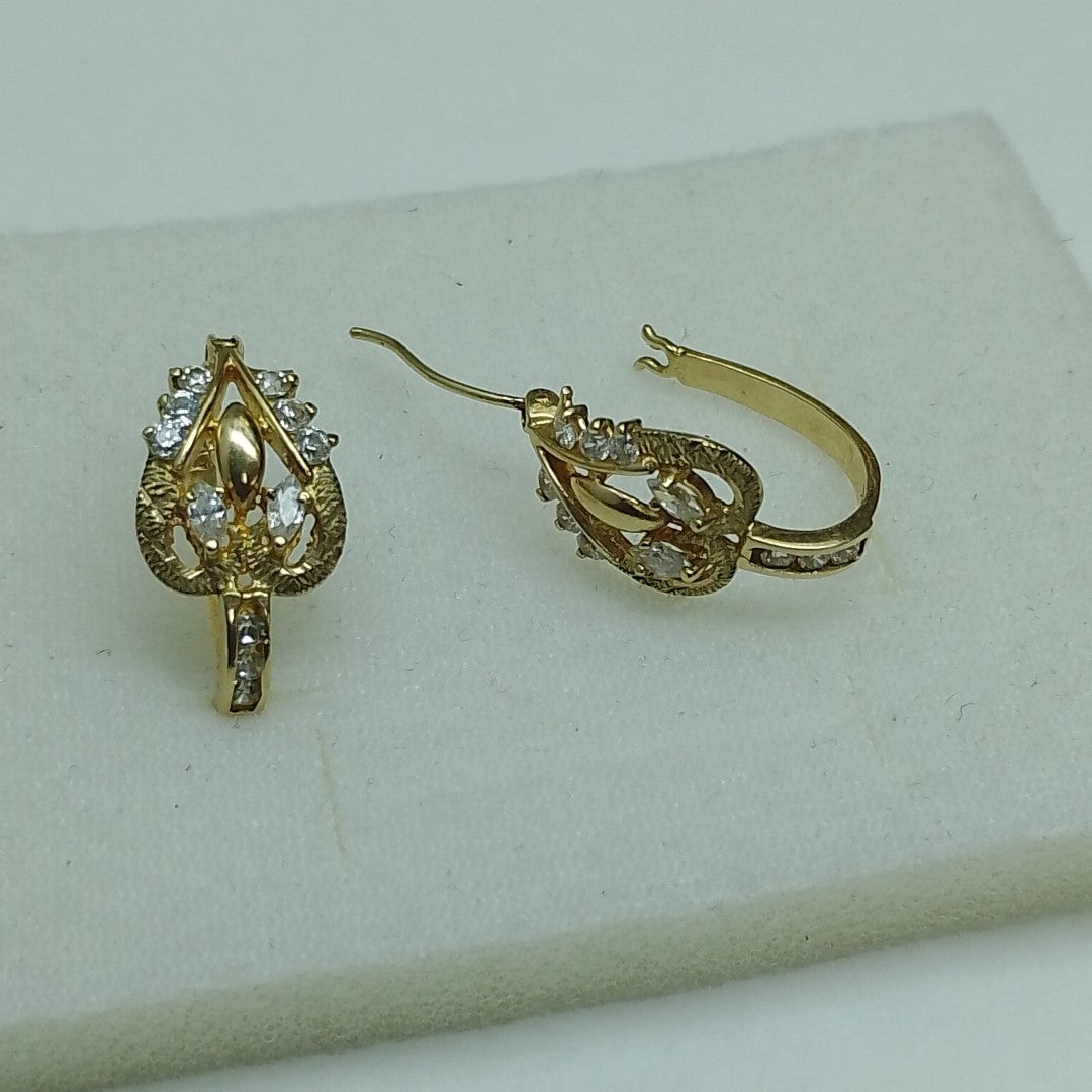 ARETES PAR ORO 10 K 4.2 GRMS (SEMINUEVO)