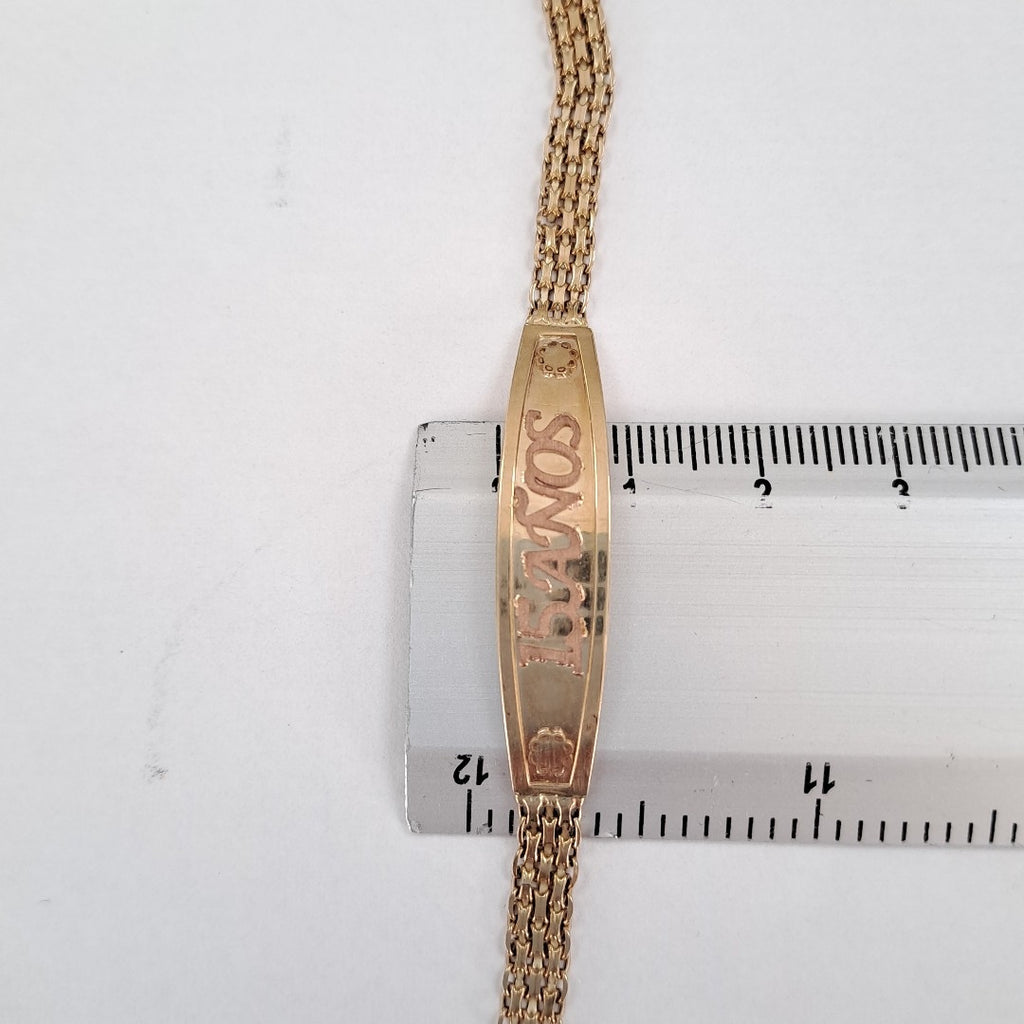 ESCLAVA ORO 10 K 5 GRMS (SEMINUEVO)