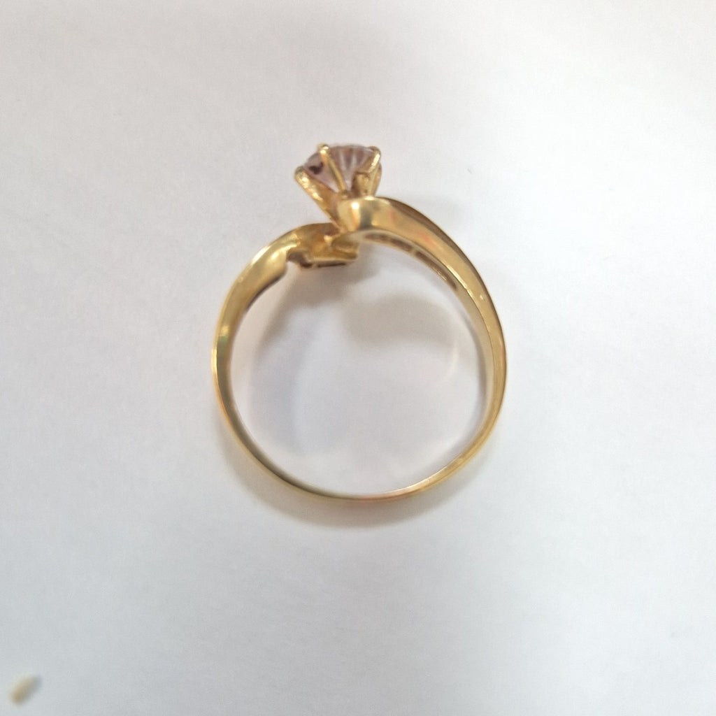 SOLITARIO ORO 14 K 3.4 GRMS (SEMINUEVO)
