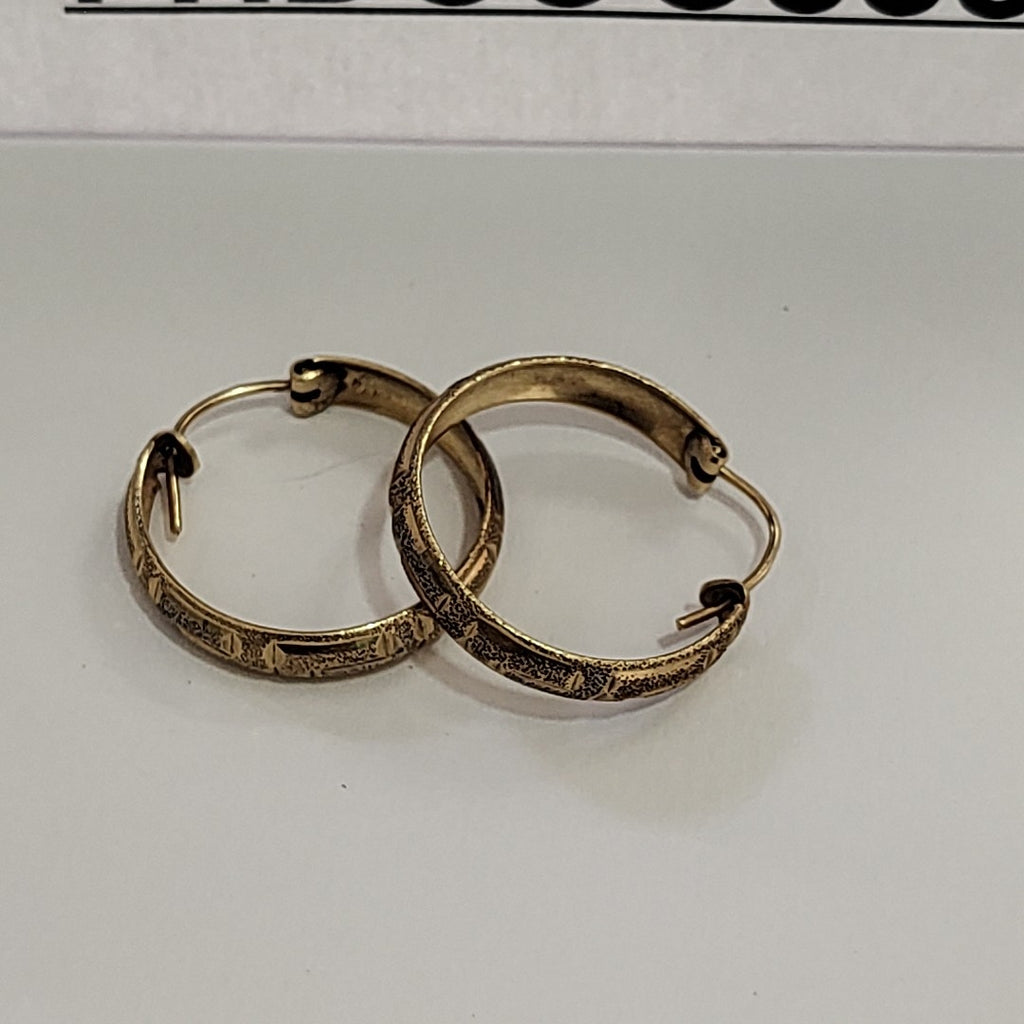 ARRACADAS PAR ORO 14 K 3,50 GRMS (SEMINUEVO)
