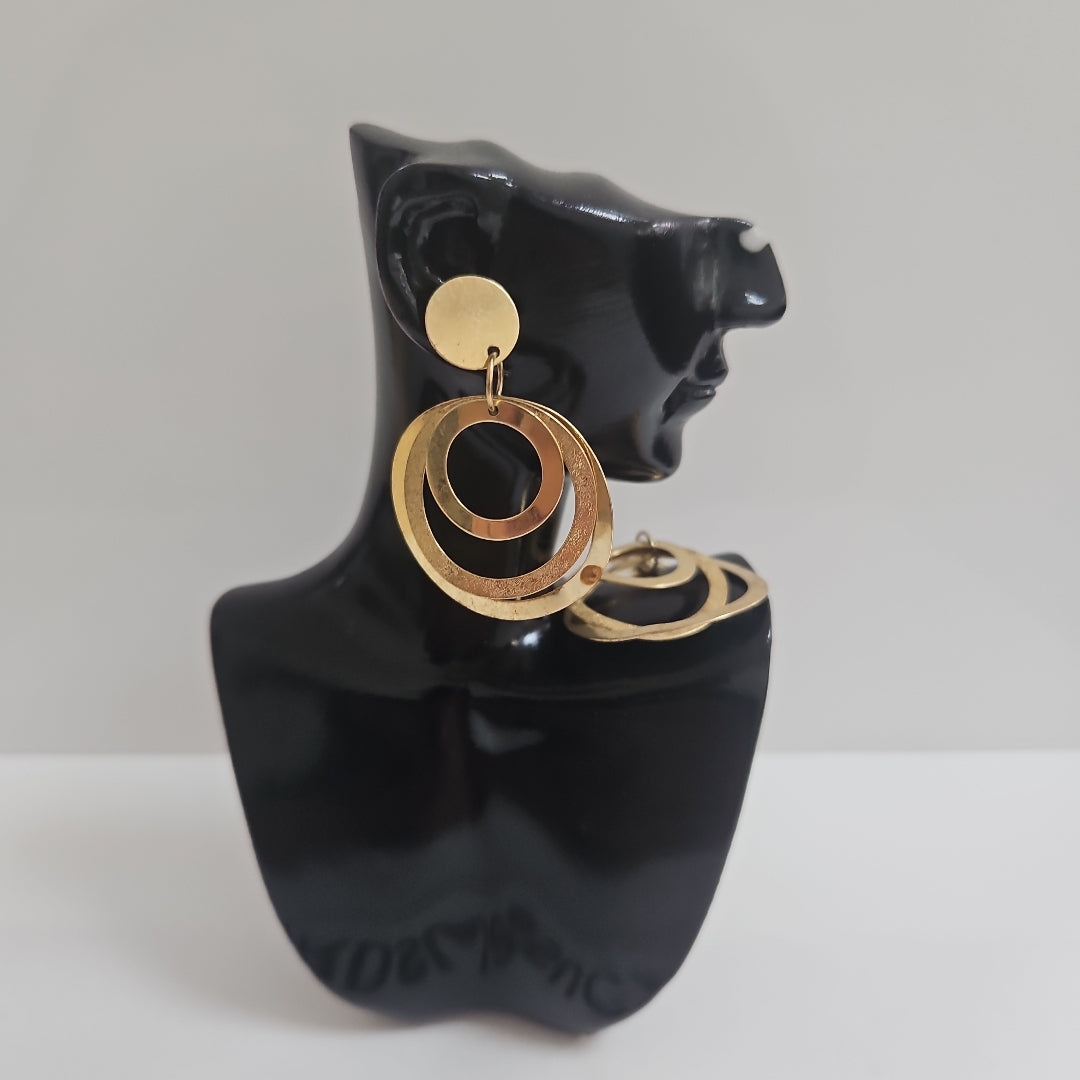 ARETES PAR ORO 14 K 5,40 GRMS (SEMINUEVO)