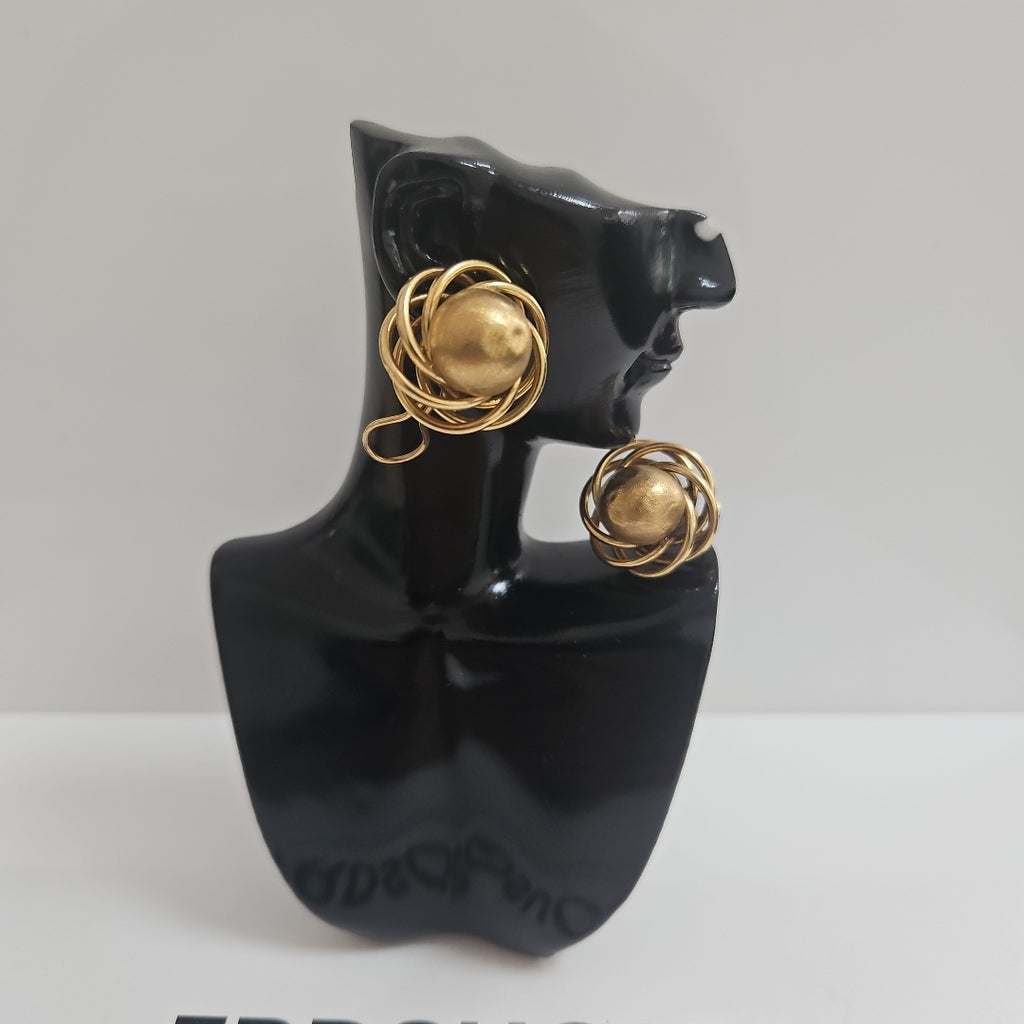 ARETES PAR ORO 14 K 6,70 GRMS (SEMINUEVO)