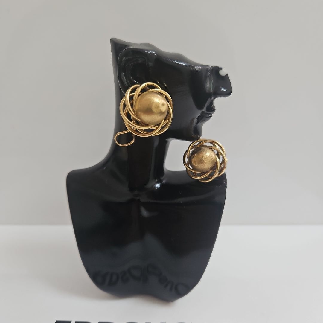 ARETES PAR ORO 14 K 6,70 GRMS (SEMINUEVO)