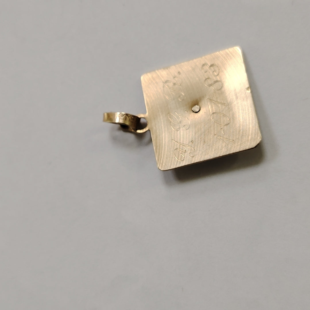 MEDALLA RELIGIOSA ORO, ORO COMBINADO 14 K 2.4 GRMS (SEMINUEVO)