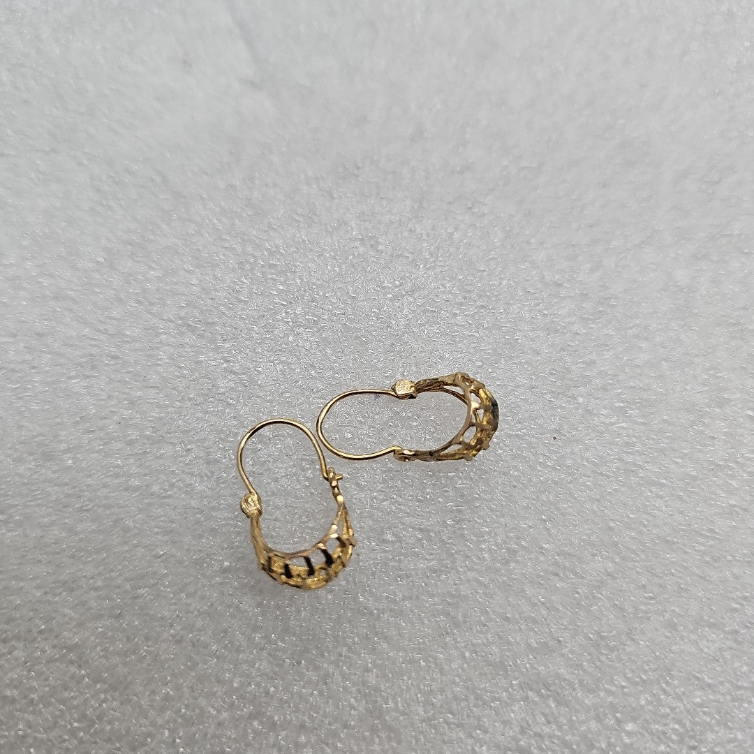 ARETES PAR ORO 10 K 1.3 GRMS (SEMINUEVO)