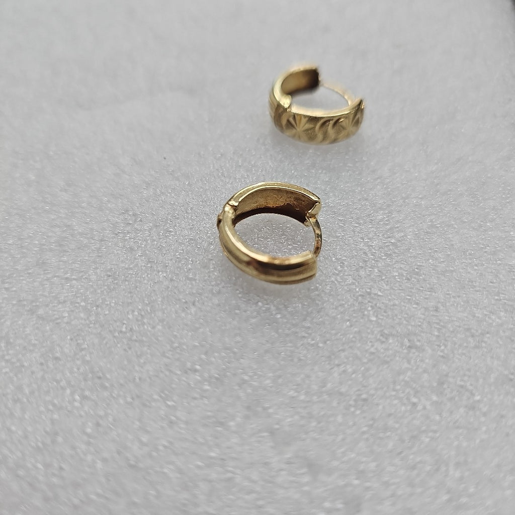 ARRACADAS PAR ORO 14 K 2.9 GRMS (SEMINUEVO)
