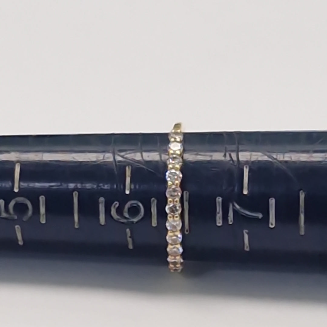 ANILLITO,MEDIA CHURUMBELA ORO 18 K 1,30 GRMS (SEMINUEVO)