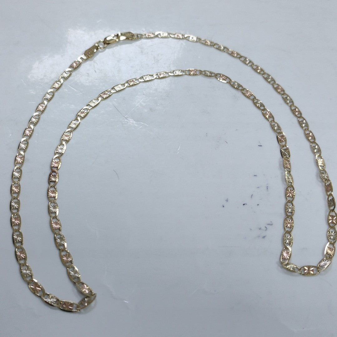 CADENA ORO, ORO COMBINADO 10 K 6.3 GRMS (SEMINUEVO)