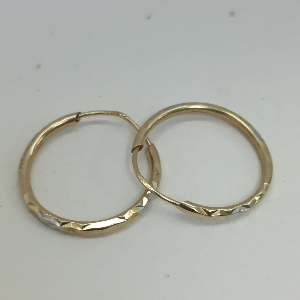 ARRACADAS PAR ORO 14 K 1.2 GRMS (SEMINUEVO)