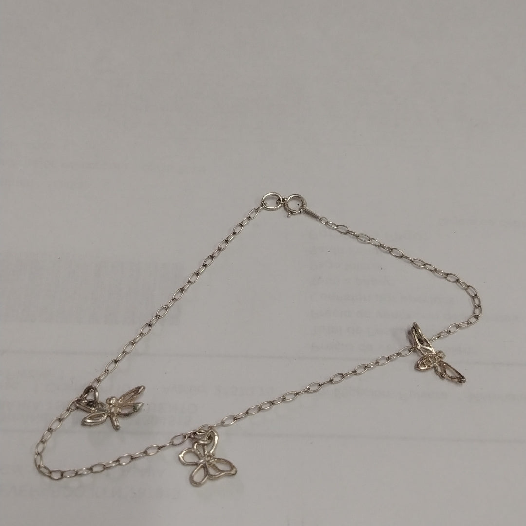 ARETES PAR, PULSERA PLATA 16.9 GRMS (SEMINUEVO)