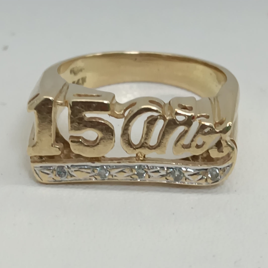 ANILLO ORO 14 K 5.2 GRMS (SEMINUEVO)