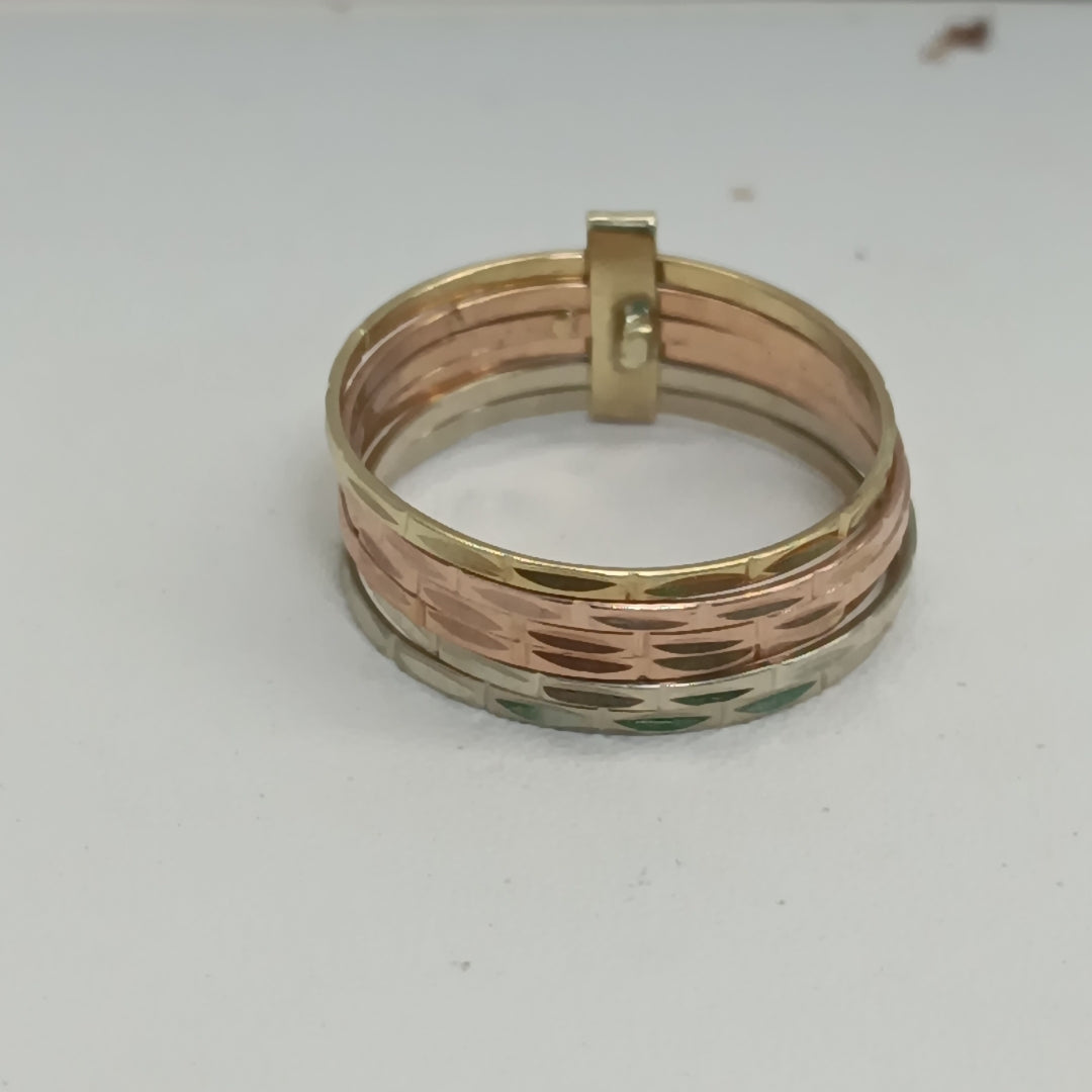 ANILLO ORO 14 K 2.6 GRMS (SEMINUEVO)