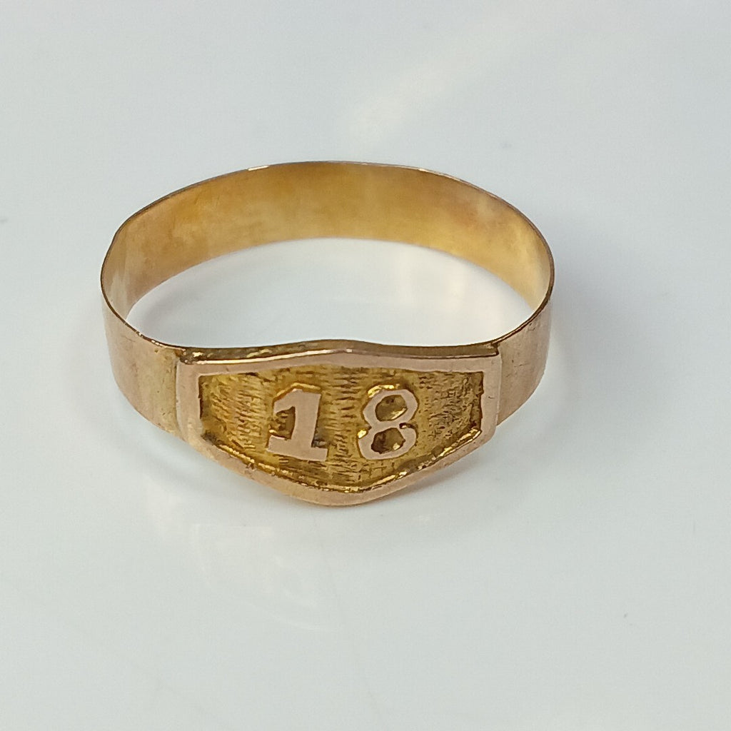 ANILLO ORO 8 K 1.5 GRMS (SEMINUEVO)
