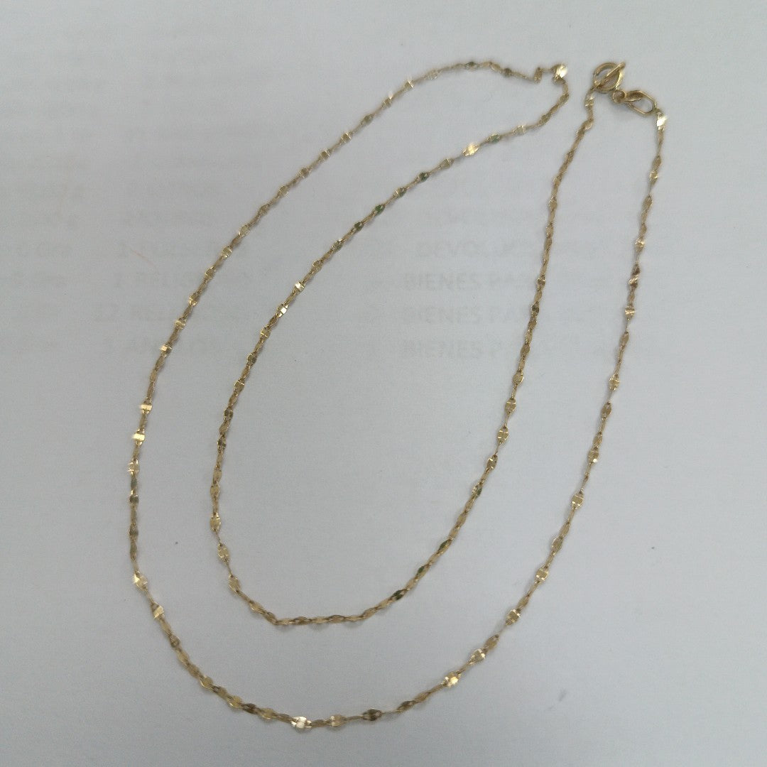 CADENA ORO 10 K 0.7 GRMS (SEMINUEVO)