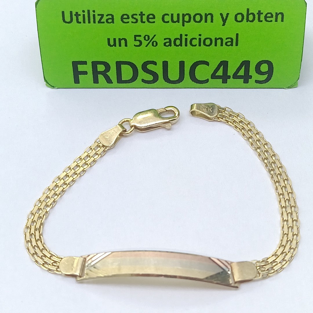 ESCLAVA ORO 14 K 4.1 GRMS (SEMINUEVO)