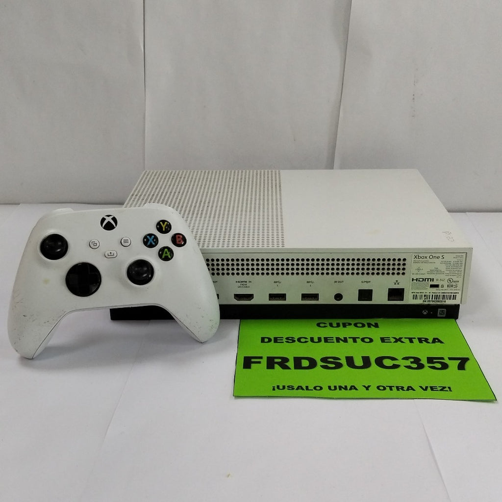 CONSOLA DE VIDEOJUEGO MICROSOFT XBOX ONE S 1 TB (SEMINUEVO)